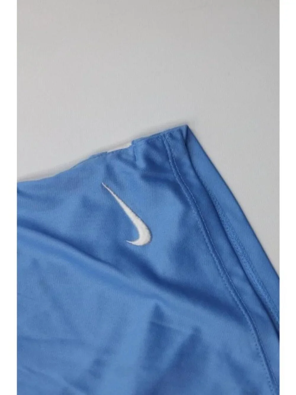 Vintage Y2K Nike Mens Medium Above Knee Running Jogging Soccer Shorts Light Blue